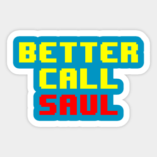 Better Call Saul 8bit Sticker